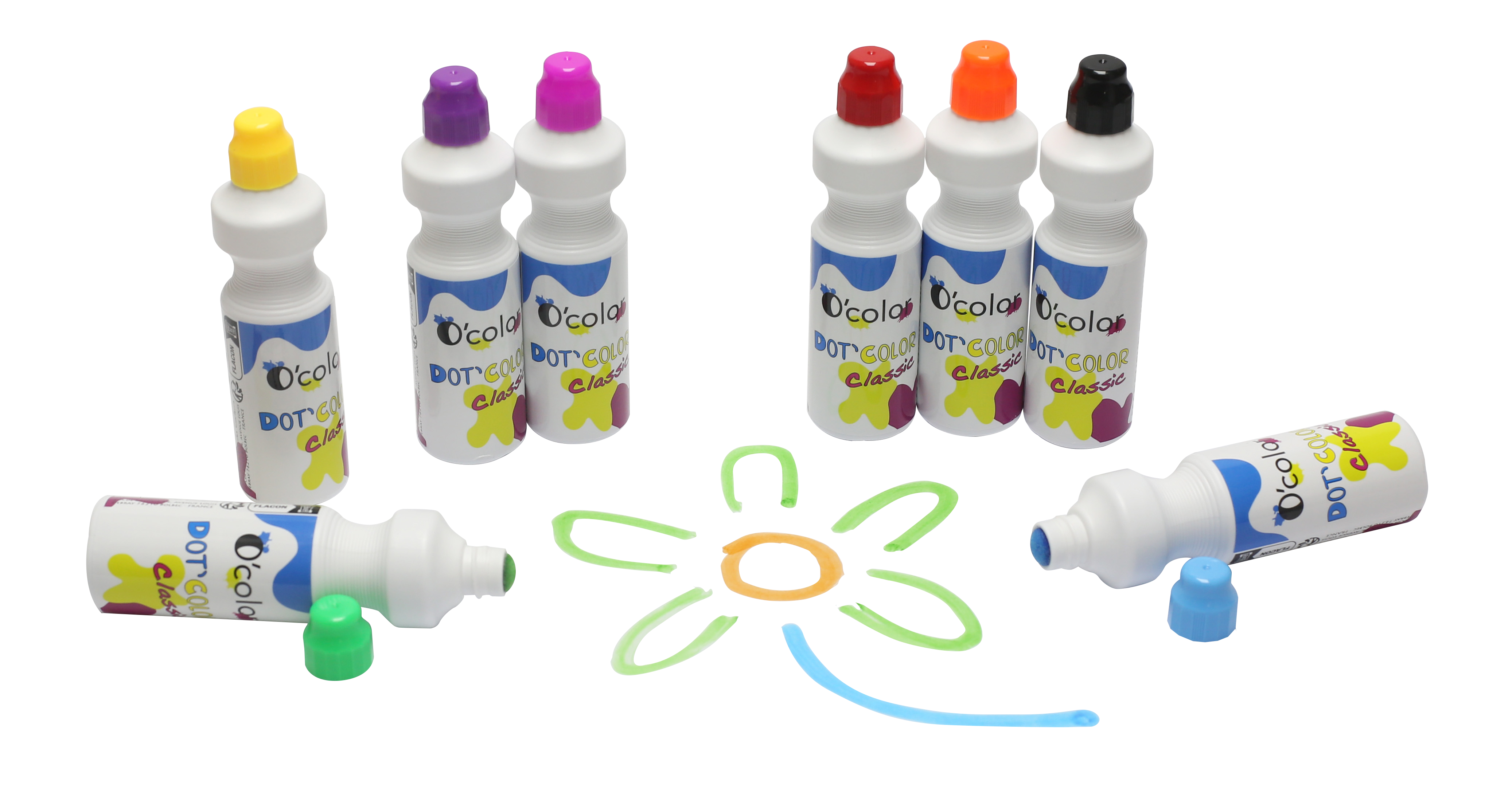 Set 8 culori guasa - imagine 2